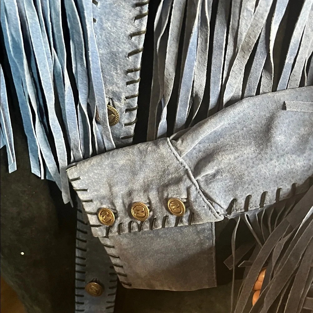 Bob Mackie Black Leather Jacket - Picture 4 of 6